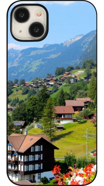 Coque iPhone 15 Plus - Fête Nationale Suisse Paysage