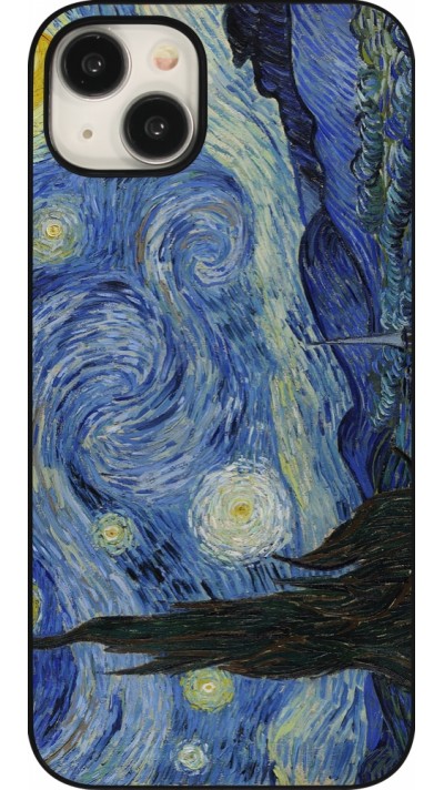 Coque iPhone 15 Plus - Tableau art - La Nuit étoilée - Van Gogh