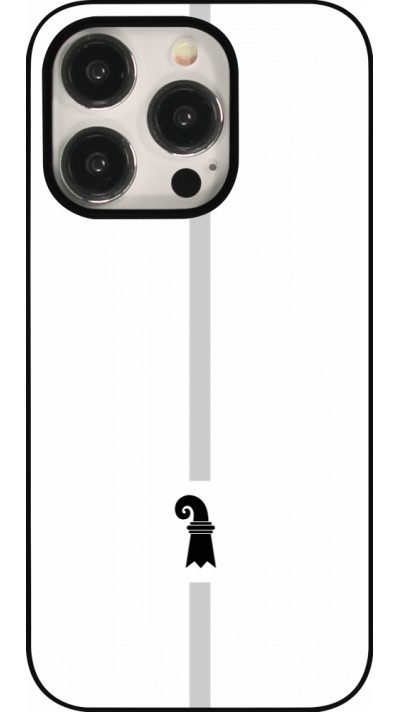 Coque iPhone 15 Pro - Canton BS blanc