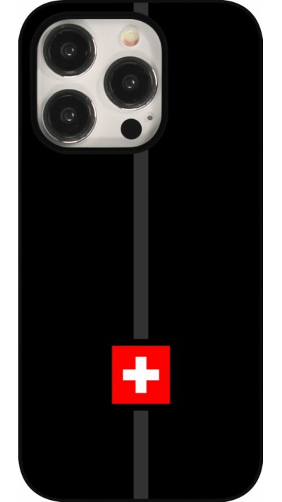 Coque iPhone 15 Pro - Canton CH noir