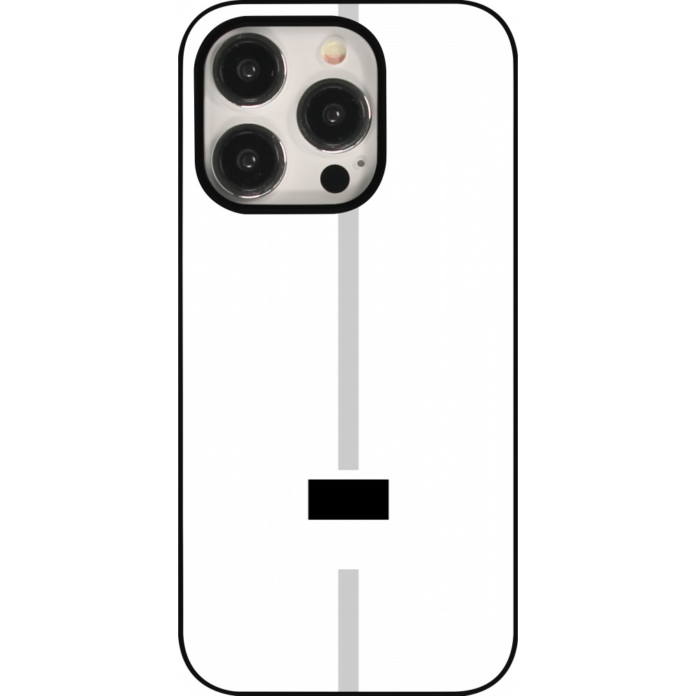Coque iPhone 15 Pro - Canton FR blanc