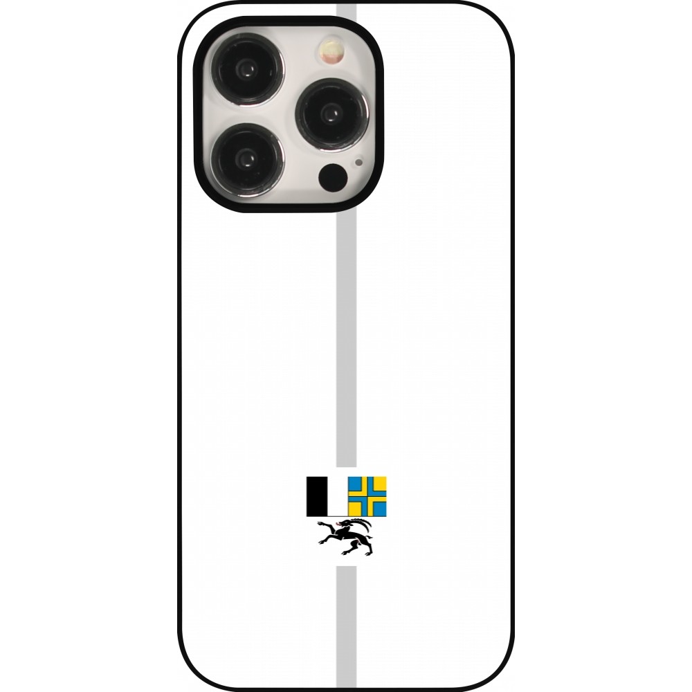 Coque iPhone 15 Pro - Canton GR blanc