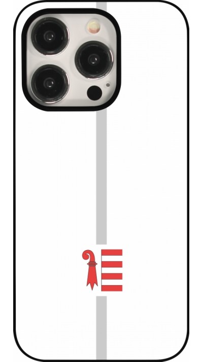 Coque iPhone 15 Pro - Canton JU blanc