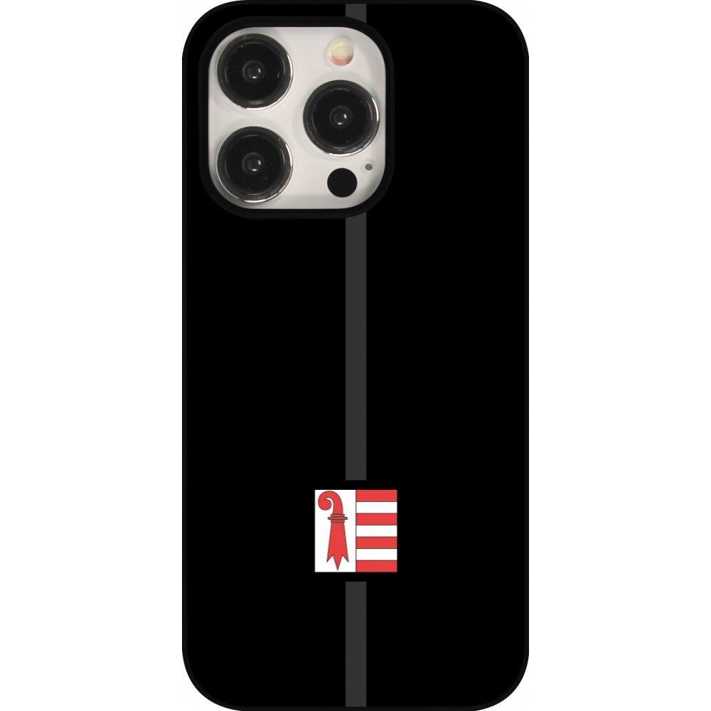 Coque iPhone 15 Pro - Canton JU noir