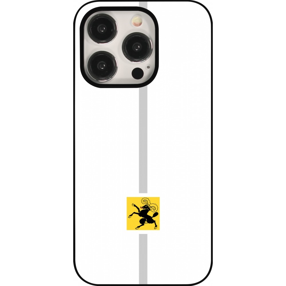 Coque iPhone 15 Pro - Canton SH blanc