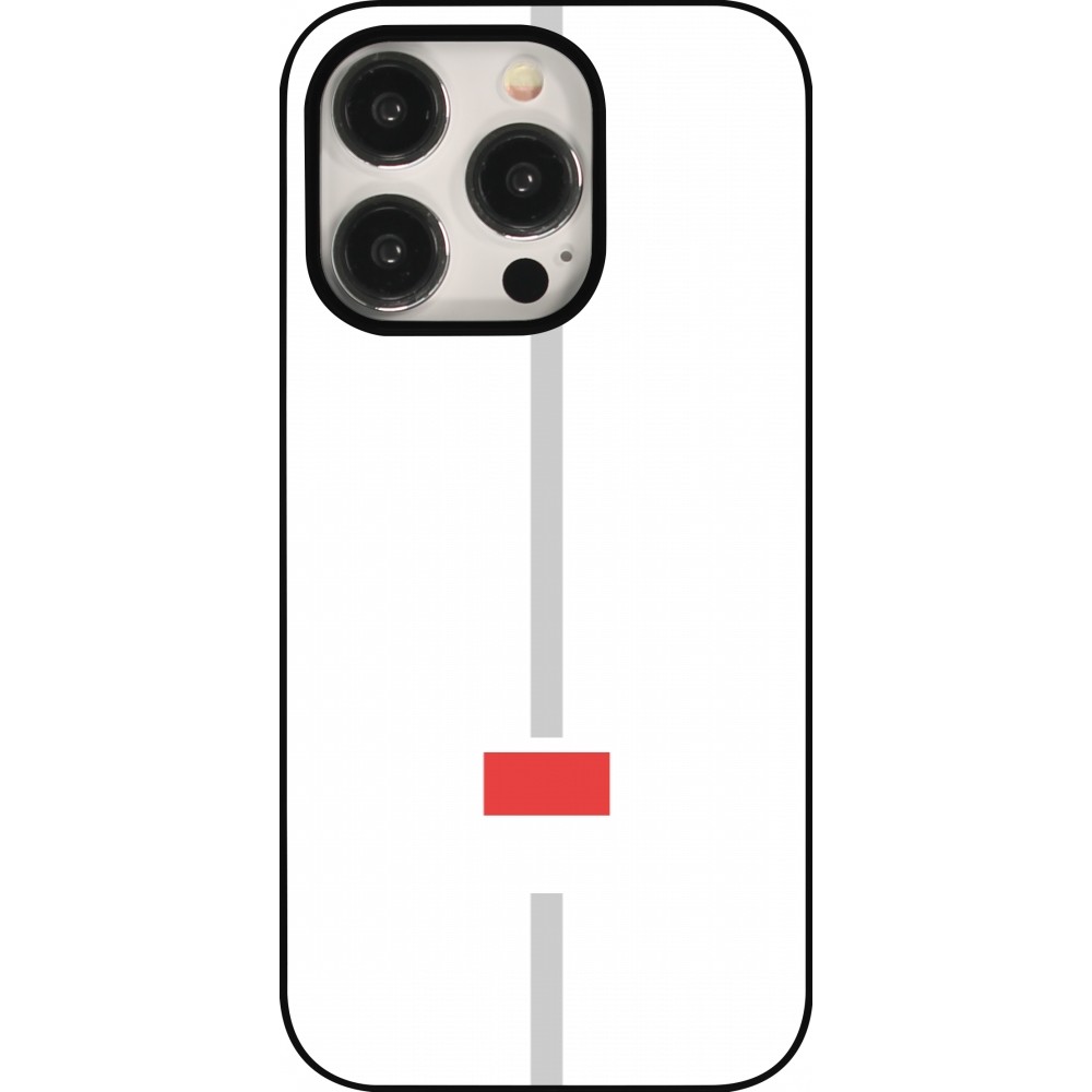 Coque iPhone 15 Pro - Canton SO blanc