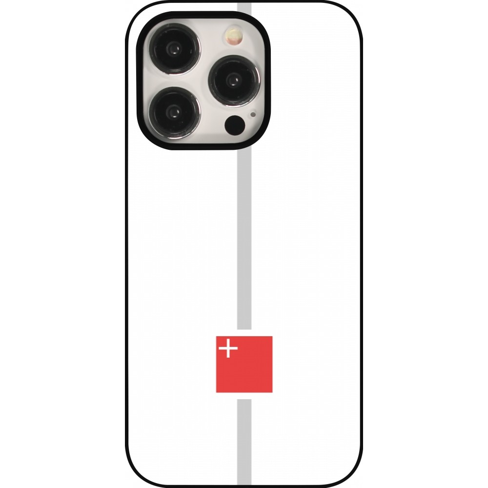 Coque iPhone 15 Pro - Canton SZ blanc