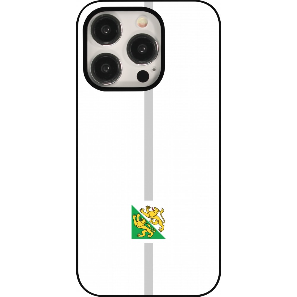 Coque iPhone 15 Pro - Canton TG blanc