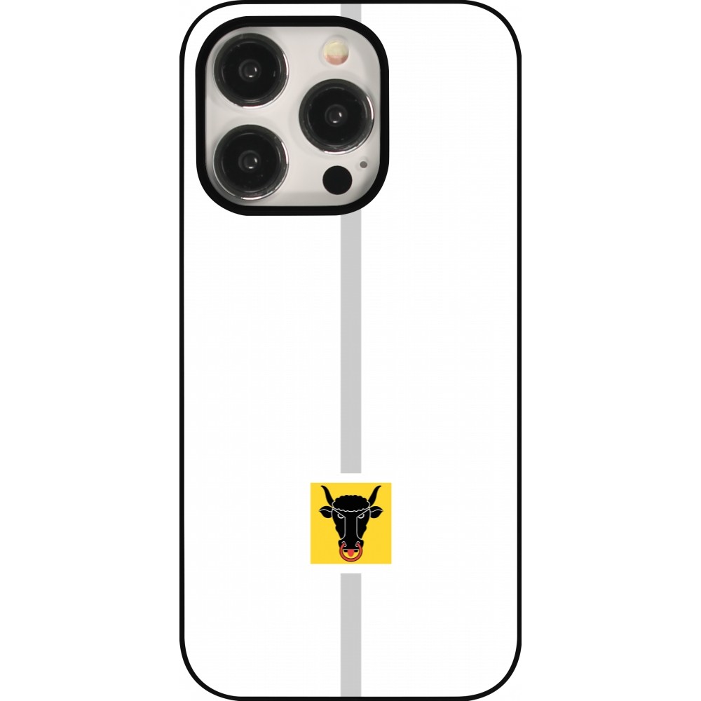 Coque iPhone 15 Pro - Canton UR blanc