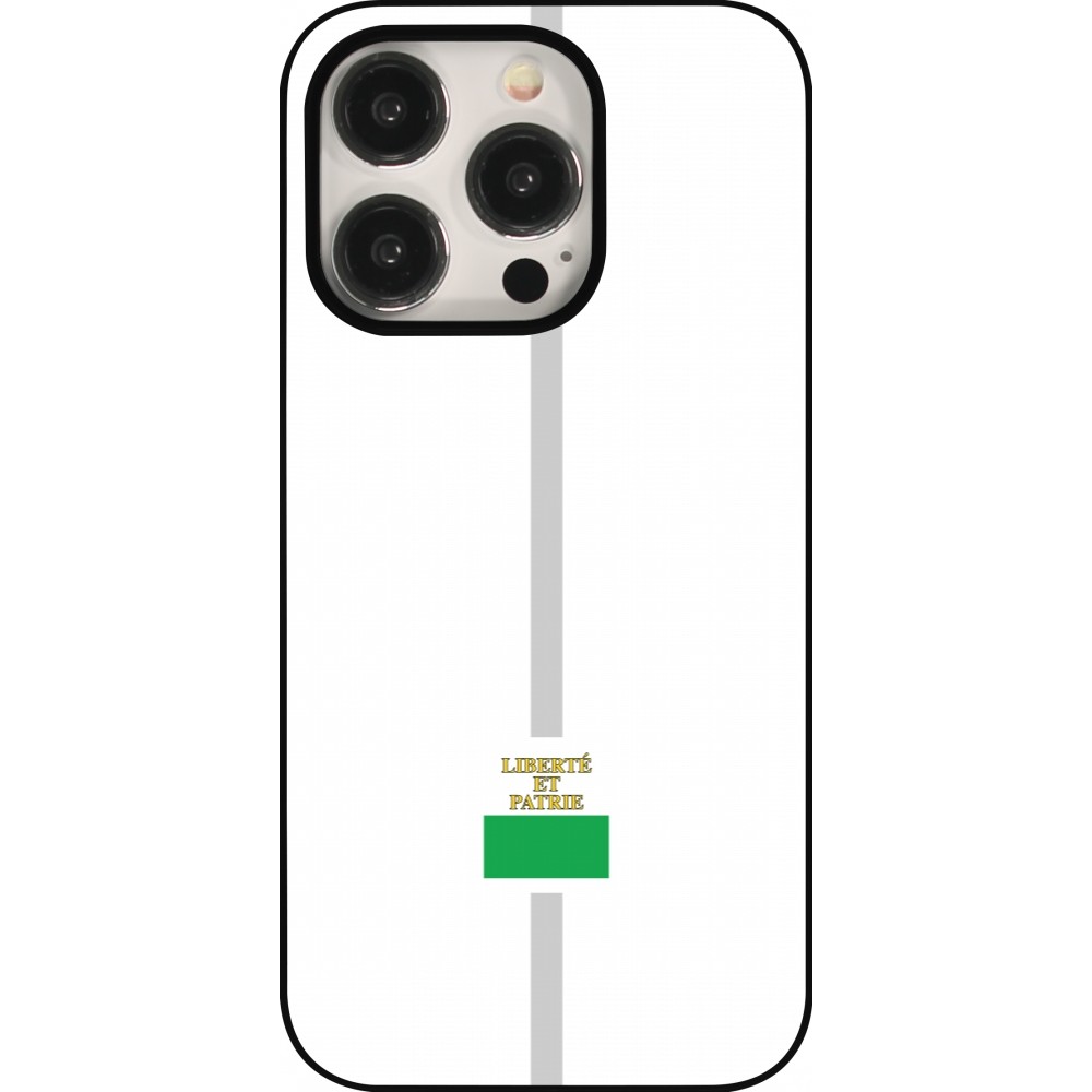 Coque iPhone 15 Pro - Canton VD blanc