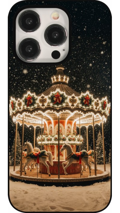 iPhone 15 Pro Case Hülle - Christmas 25 Carousel