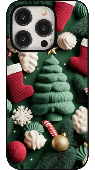 iPhone 15 Pro Case Hülle - Christmas 25 Christmas textiles