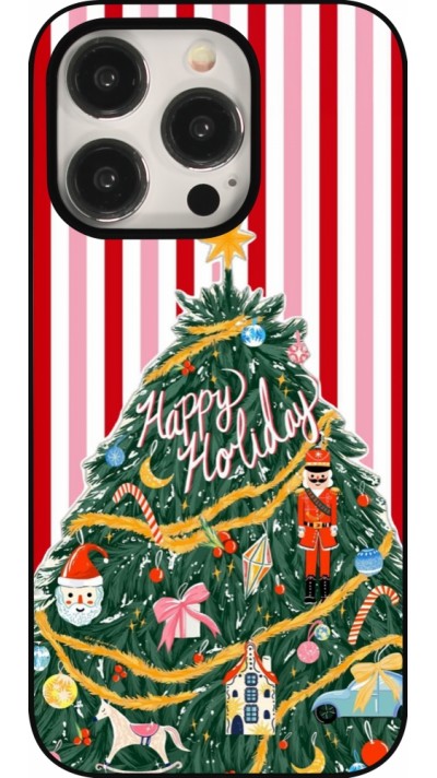 iPhone 15 Pro Case Hülle - Christmas 25 Happy Holiday
