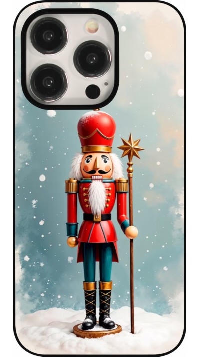 iPhone 15 Pro Case Hülle - Christmas 25 Nutcracker Snow