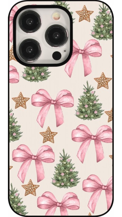 iPhone 15 Pro Case Hülle - Christmas 25 Vintage Ribbons