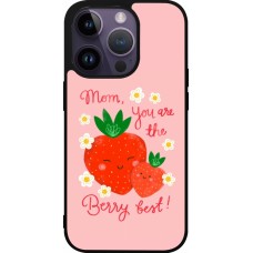 iPhone 15 Pro Case Hülle - Silikon schwarz Mom 2026 Berry best