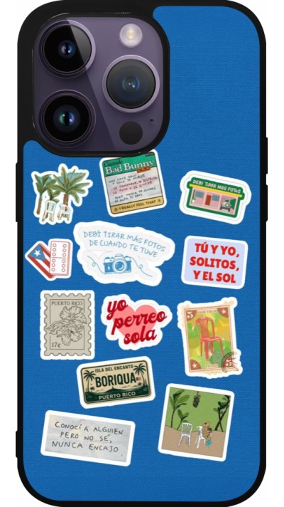 iPhone 15 Pro Case Hülle - Silikon schwarz Seals of the Dominican Republic DTMF