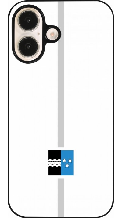Coque iPhone 16 - Canton AG blanc