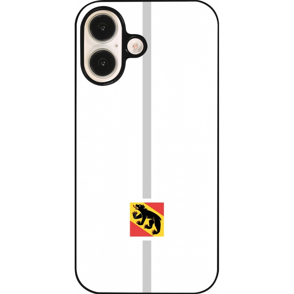 Coque iPhone 16 - Canton BE blanc