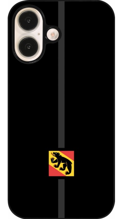 Coque iPhone 16 - Canton BE noir