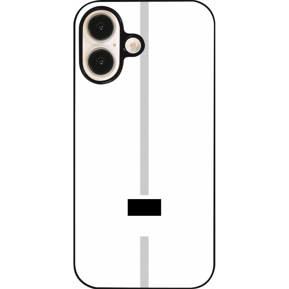 Coque iPhone 16 - Canton FR blanc
