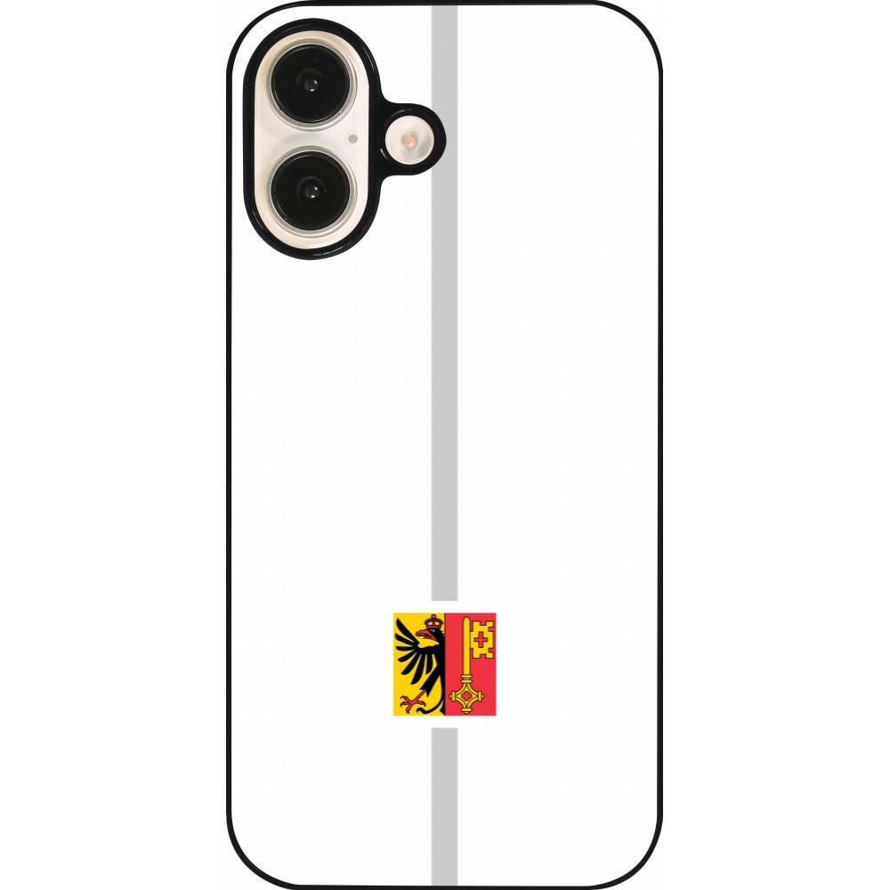 Coque iPhone 16 - Canton GE blanc