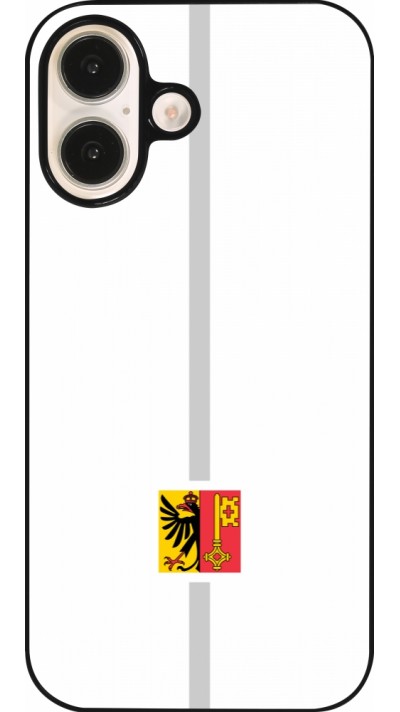 Coque iPhone 16 - Canton GE blanc