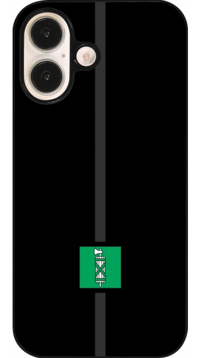 Coque iPhone 16 - Canton SG noir