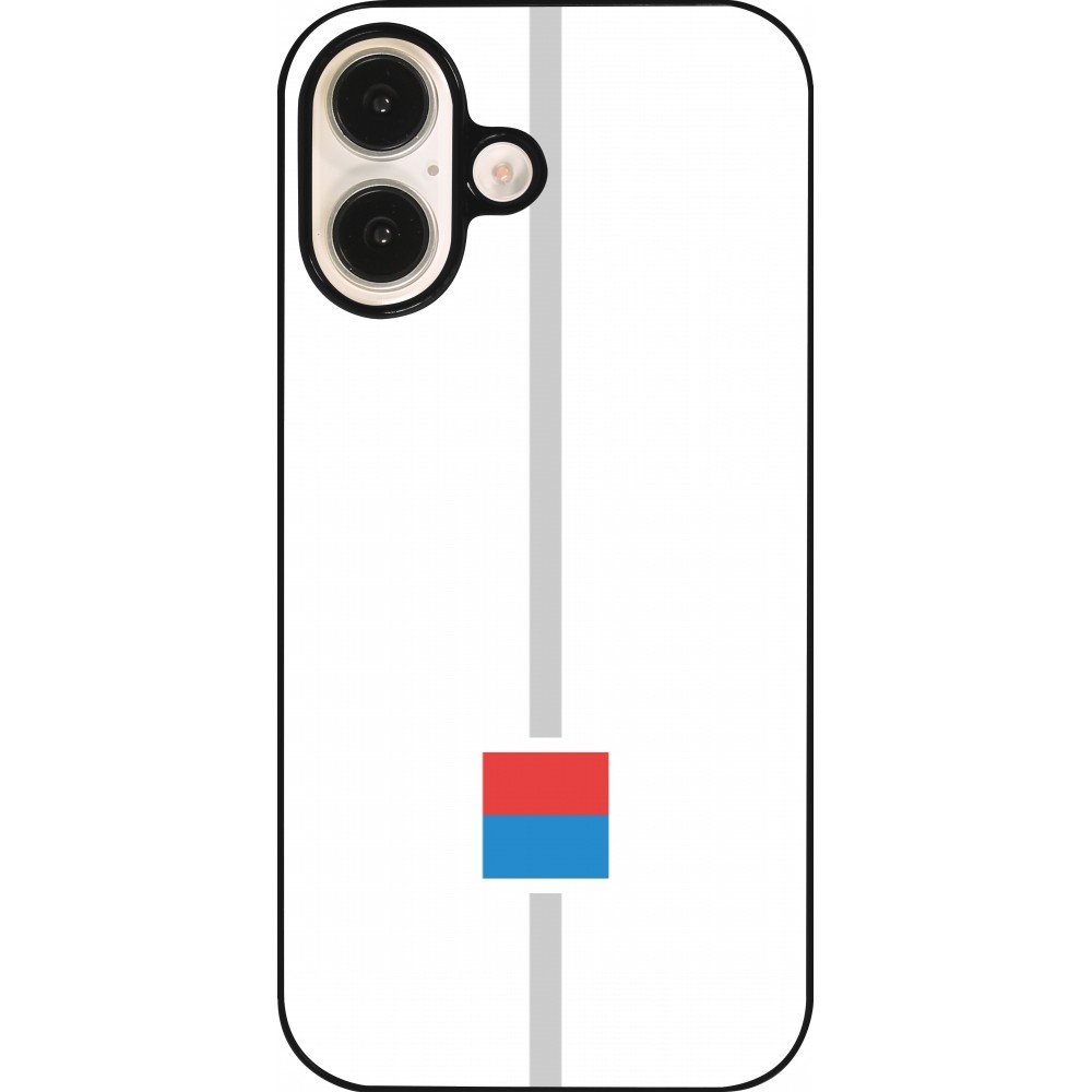 Coque iPhone 16 - Canton TI blanc