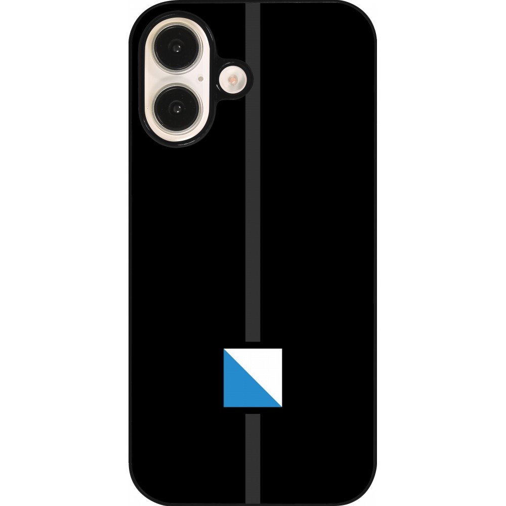 Coque iPhone 16 - Canton ZH noir