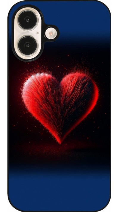 iPhone 16 Case Hülle - Valentin 2025 rotes Herz