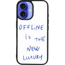 iPhone 16 Case Hülle - Silikon schwarz Offline is the new luxury