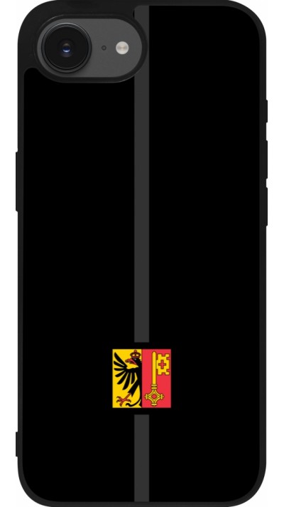 Coque iPhone 16e - Silicone rigide noir Canton GE noir