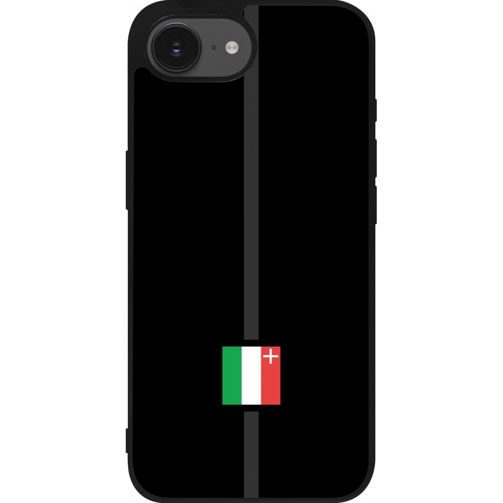 Coque iPhone 16e - Silicone rigide noir Canton NE noir
