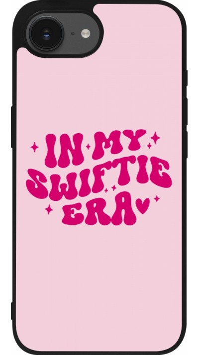 Coque iPhone 16e - Silicone rigide noir Taylor Swift In My Swiftie Era - Pink