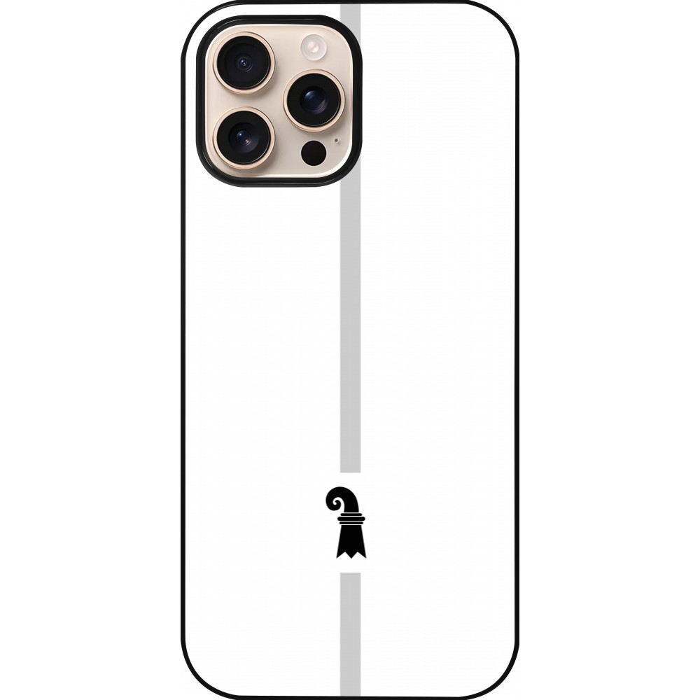 Coque iPhone 16 Pro Max - Canton BS blanc