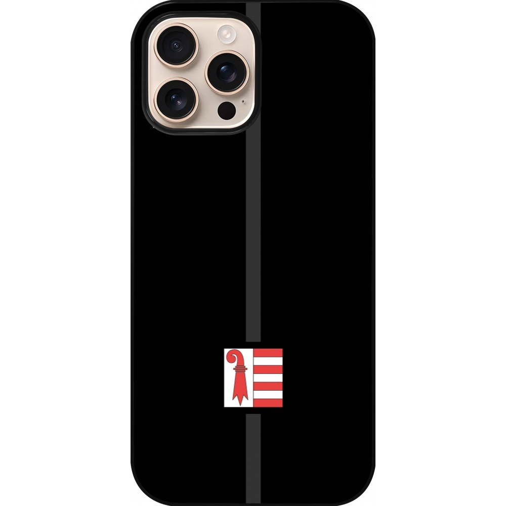 Coque iPhone 16 Pro Max - Canton JU noir