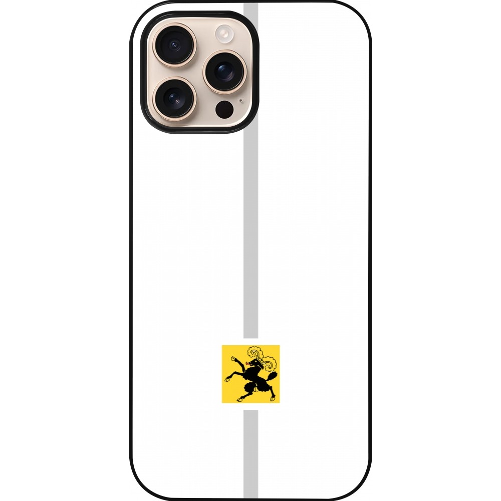 Coque iPhone 16 Pro Max - Canton SH blanc