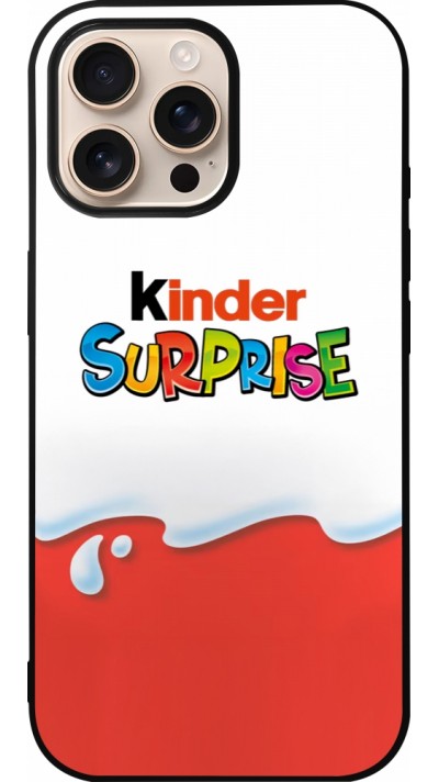 iPhone 16 Pro Max Case Hülle - Silikon schwarz Kinder Surprise iPhone 16 Pro Max Case Hülle - Silikon schwarz Kinder Surprise