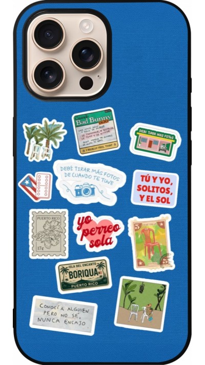 Coque iPhone 16 Pro Max - Silicone rigide noir Seals of the Dominican Republic DTMF