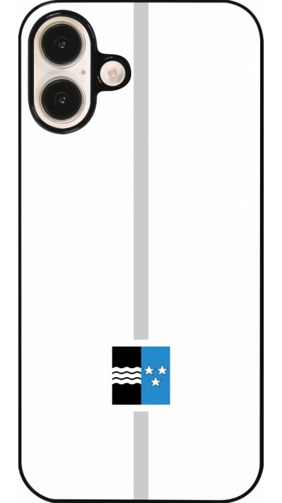 Coque iPhone 16 Plus - Canton AG blanc