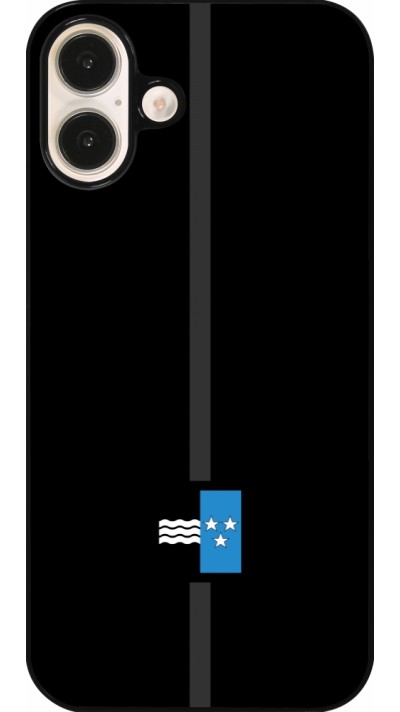 Coque iPhone 16 Plus - Canton AG noir