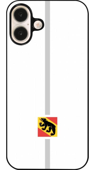 Coque iPhone 16 Plus - Canton BE blanc