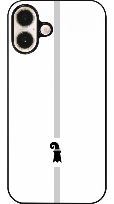 Coque iPhone 16 Plus - Canton BS blanc