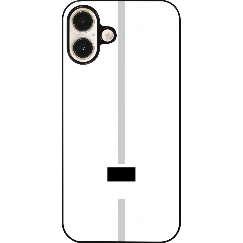 Coque iPhone 16 Plus - Canton FR blanc