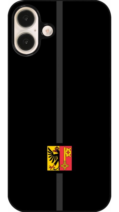 Coque iPhone 16 Plus - Canton GE noir