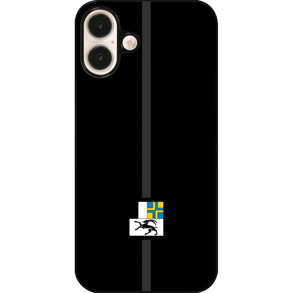 Coque iPhone 16 Plus - Canton GR noir
