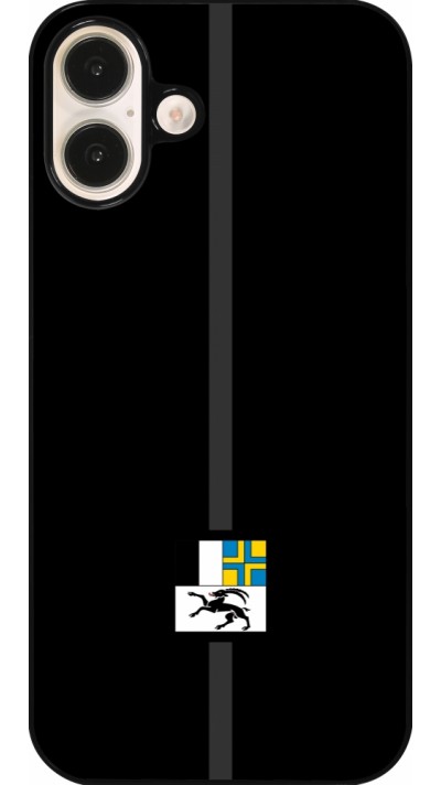 Coque iPhone 16 Plus - Canton GR noir