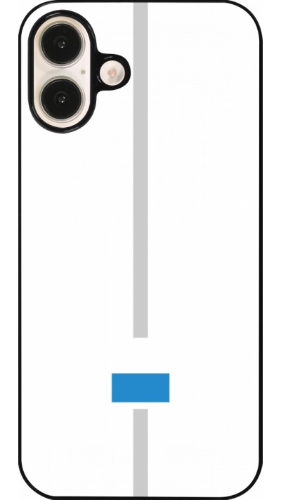 Coque iPhone 16 Plus - Canton LU blanc