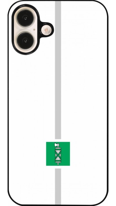 Coque iPhone 16 Plus - Canton SG blanc